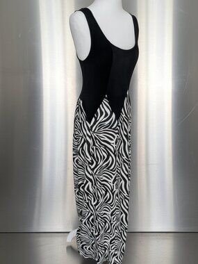 JFW Black and White Maxi Dress